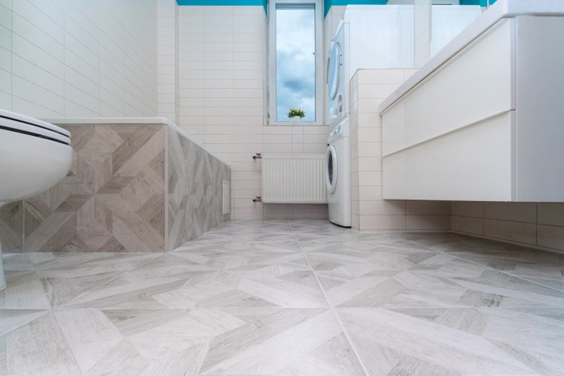 Elegant Tiled Bathroom Floor